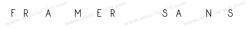 Framer Sans 60020 字字体转换
